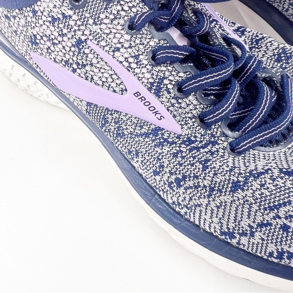 ✅ Brooks Ghost 11 Women's Size 9.5 Shoes 1202771B406 Running Navy Purple - Picture 7 of 11